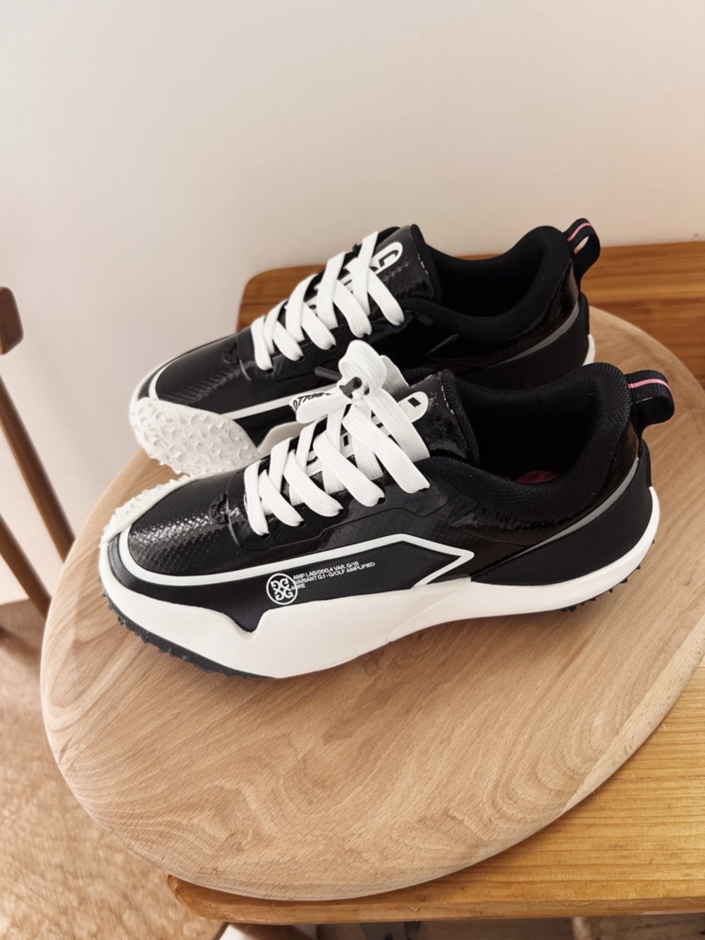 G/FORE G/18 LTD Release Black & White Golf Shoe - Picture 3 of 8
